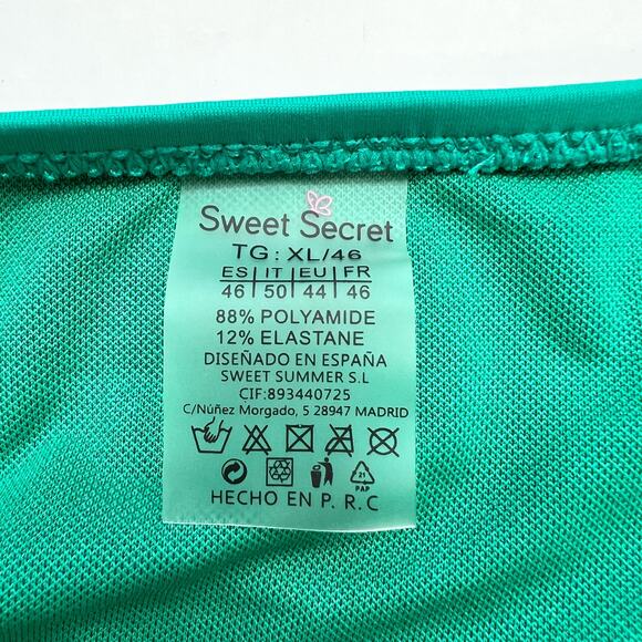 Sweet Secret Swim Underwire Top and High Rise Hipster Bikini Bottom L - Picture 10 of 10